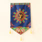 Thai Style Dance Large Canvas Tapestry Wall Hanging Tassels, 19.5"X32", Asian Chinese Buddhist Om Home Decor