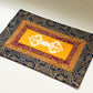 Tibetan Buddhism Om Brocade Shrine Table Cover Altar Cloth, Chinese Nepal Buddhist Vajra Mat, 16”X10.5”