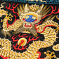 Oriental Chinese Dragon Silk Brocade Shrine Table Cover Altar Cloth, 10.5”X10.5”, Yellow/Red/Black