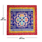 Multi-Color Tibetan Buddhist Ashtamangala Vajra Silk Brocade Shrine Table Cover Altar Cloth, 35”X35”