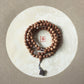 Rare Aged Sandalwood 108 Beads Mala Buddhist Bracelet.