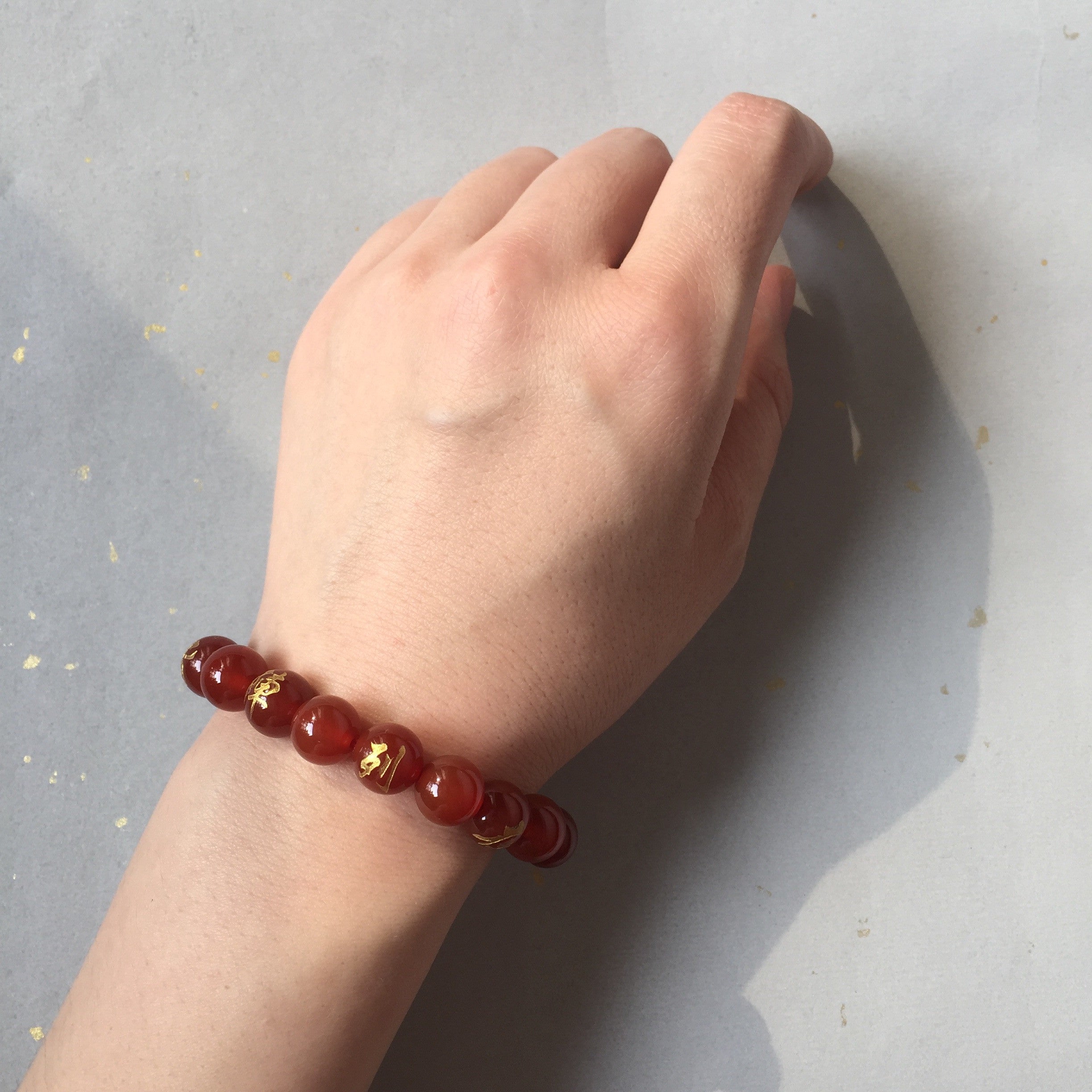 Grade A Red Agate Natural Topaz Bracelet – CheerforMine
