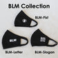BLM Reusable Cloth Face Mask Covering, Black Lives Matter Letter Logo 2-Layer Cotton Outdoor Mask