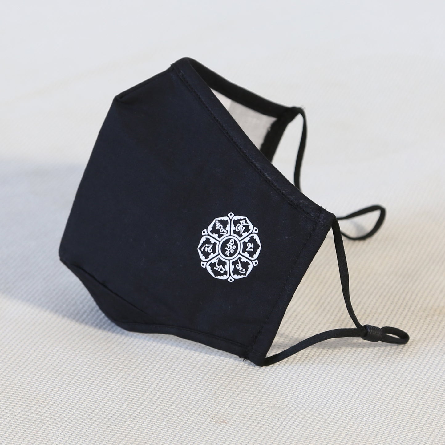 Zen Buddhism Adjustable Washable Cloth Face Mask Covering, 2-Layer with 2 Extra Filters