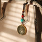 Tibetan Talisman & Ashtamangala Protection Charm Keychain Lanyard, Chinese Bagua Car Charm