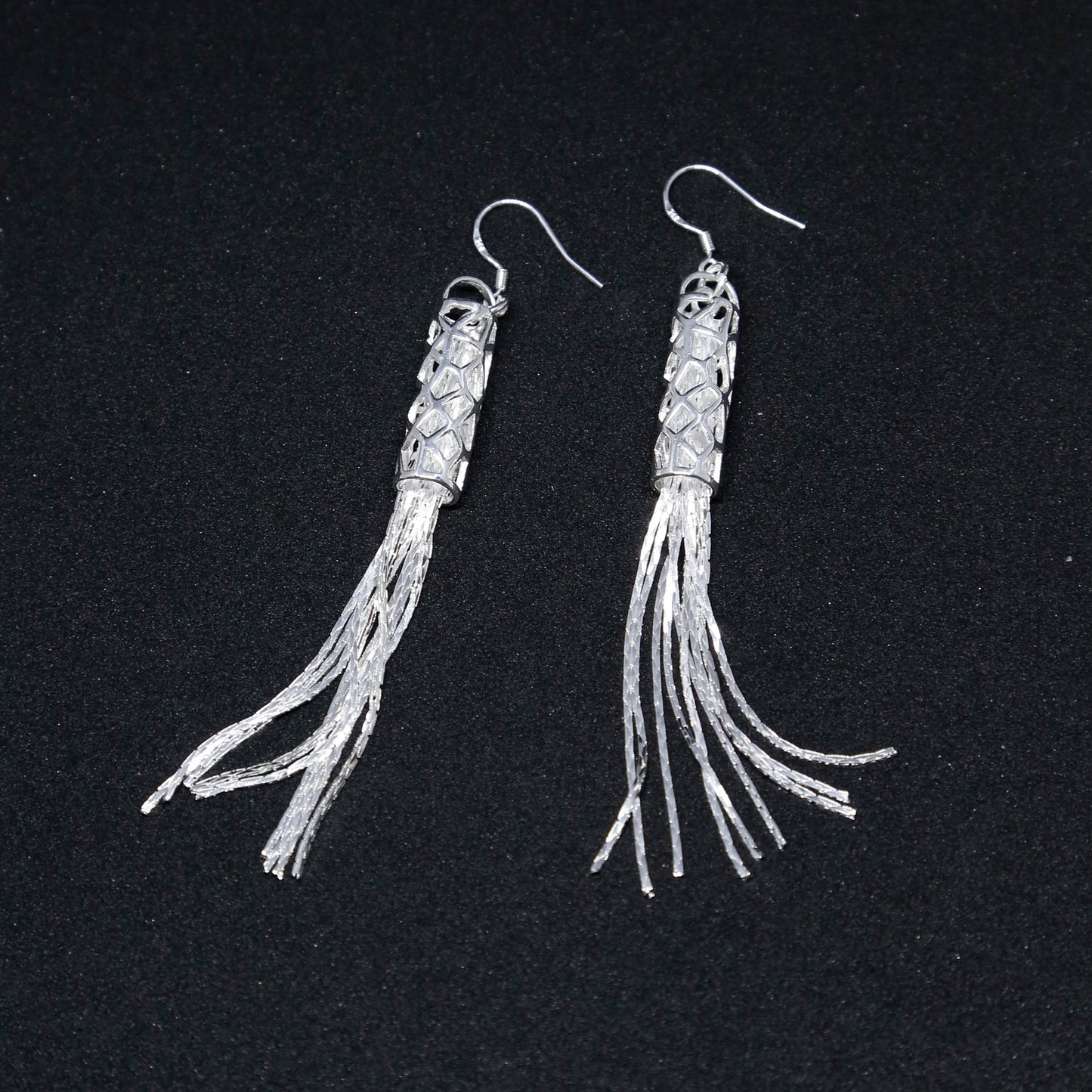 Lantern Boho Chic Dangle and Drop Sterling Silver Earrings, Bali Style Jewelry - ZentralDesigns