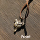 Vintage Tibetan Ashtamangala Conch Shell Adjustable Necklace, Tibetan Buddhism Charm #28 - ZentralDesigns