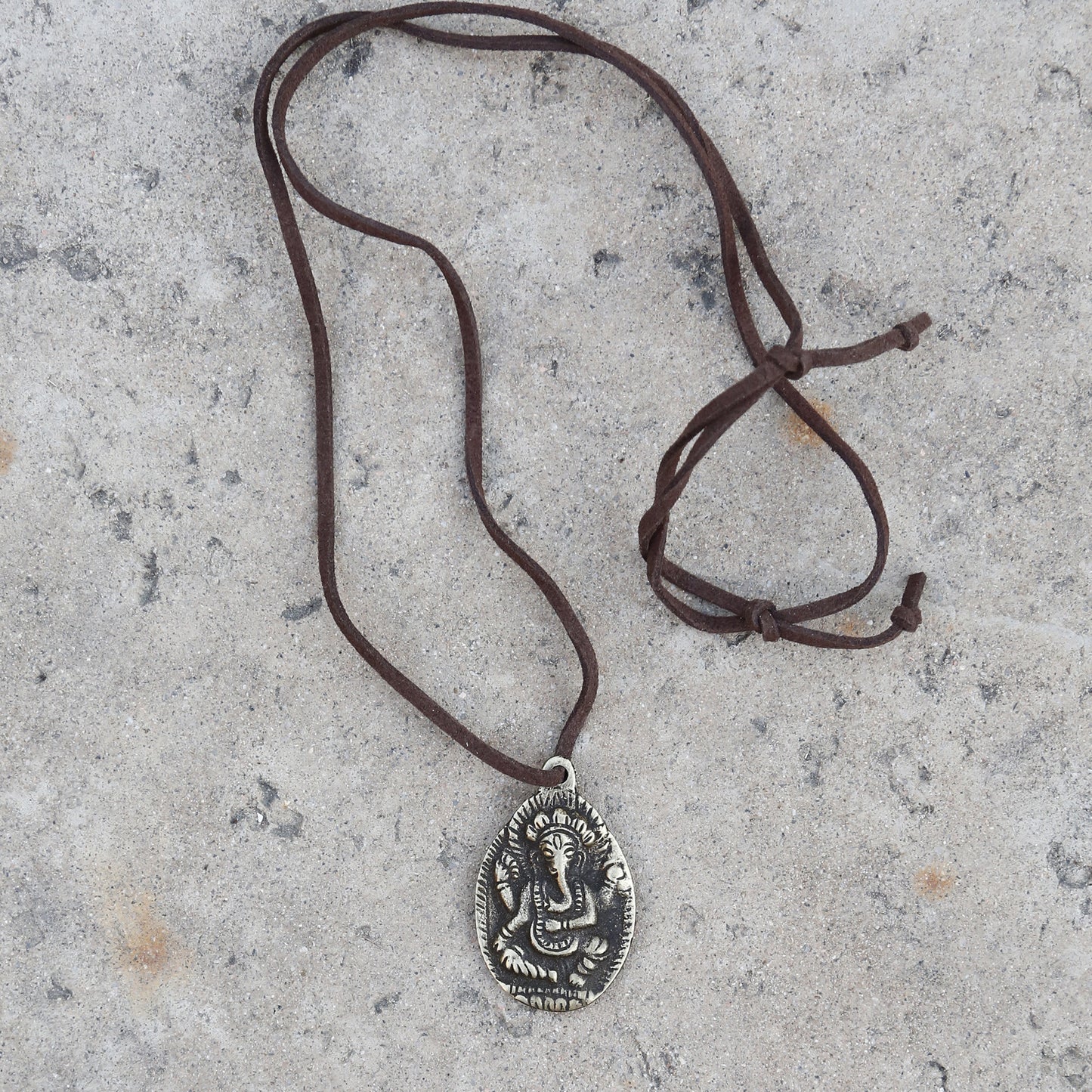 Lord Ganesha Adjustable Necklace, Elephant Buddha Protection Car Charm, #12 - ZentralDesigns