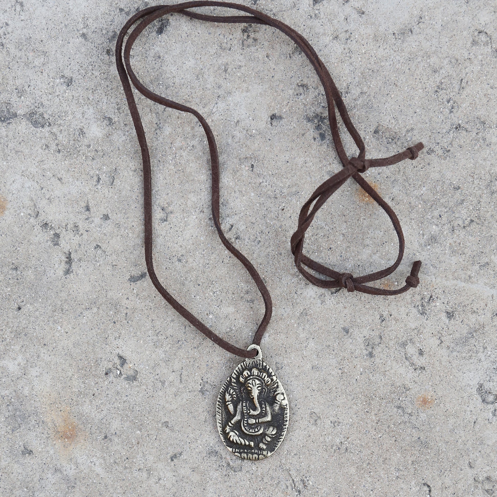 Lord Ganesha Adjustable Necklace, Elephant Buddha Protection Car Charm, #12 - ZentralDesigns
