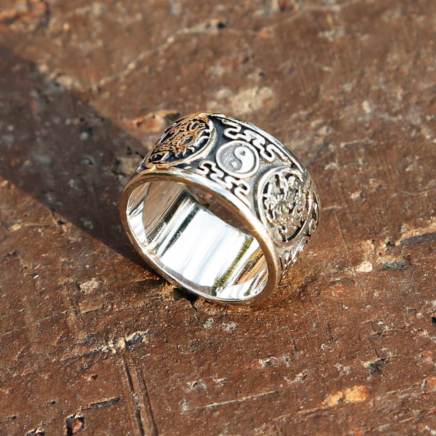Silver Men'S Diamond Ring - 87629RHADSSSLRG – Rodgers The Diamond Store