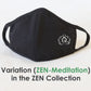 Reusable Cloth Face Mask Covering, Zen Buddhism 2-Layer Washable Cotton Mask